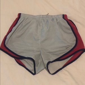 Nike Tempo Shorts in Blue and Pink